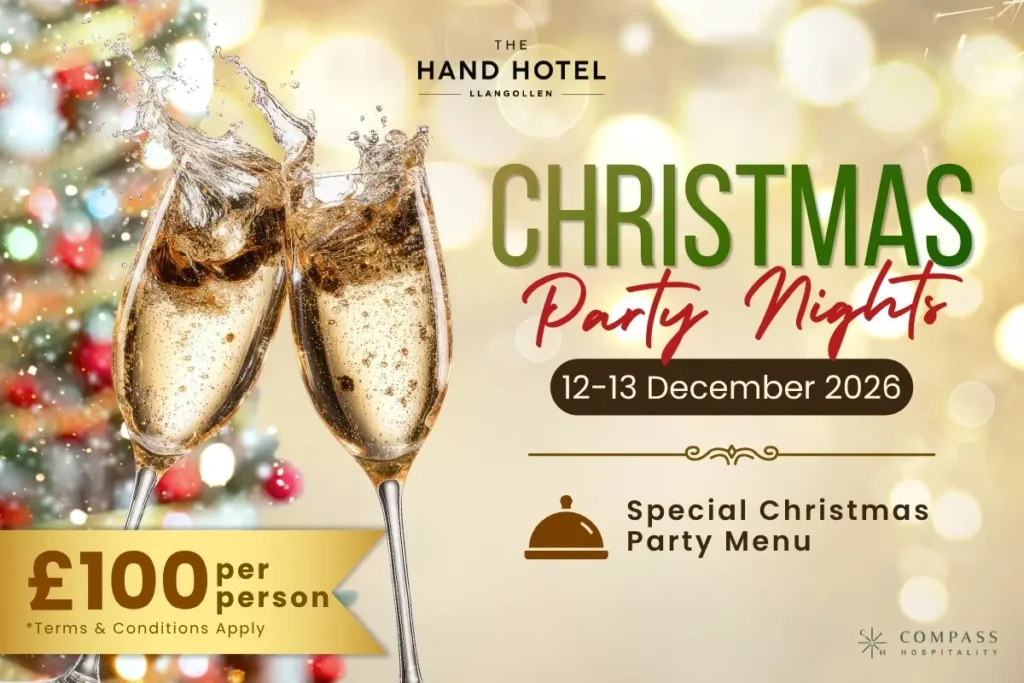 Special Christmas Party Nights at The Hand Hotel Llangollen